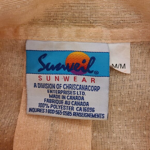 Vintage Sunveil Oversized Button Down Sunshirt - Unisex - Picture 7 of 9